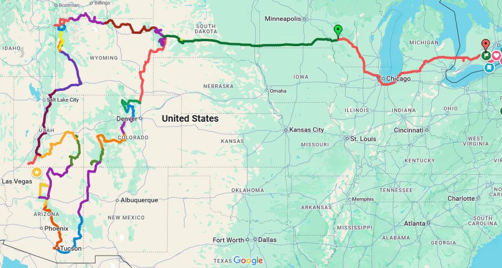 2010 Motorcycle Trip - Complete Trip including Trucking the Bike to Rapid City, South Dakota