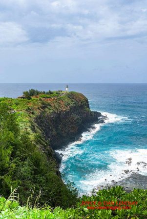 Lighthouse near the Nāpali Coast