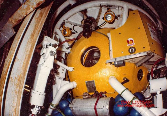 Front 15" Viewport on the Submersible