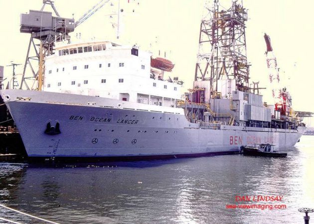 Ben Ocean Lancer Drillship While in for Repairs