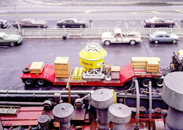 Arm IV Bell arrives at the Ben Ocean Lancer Drillship