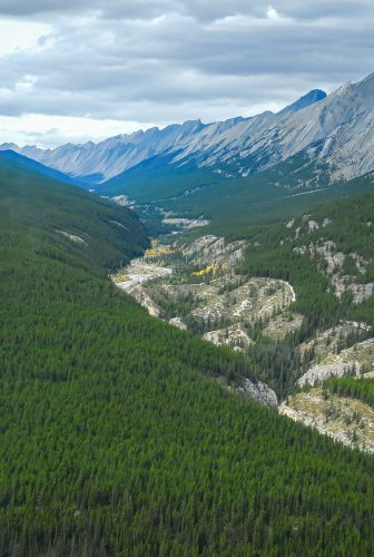 Helicopter Ride out of the Valley