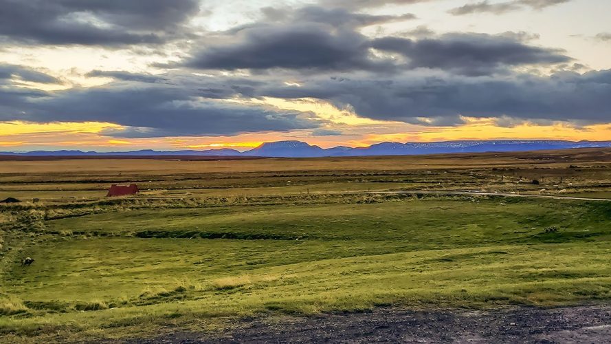 Farmland near Lake Mývatn