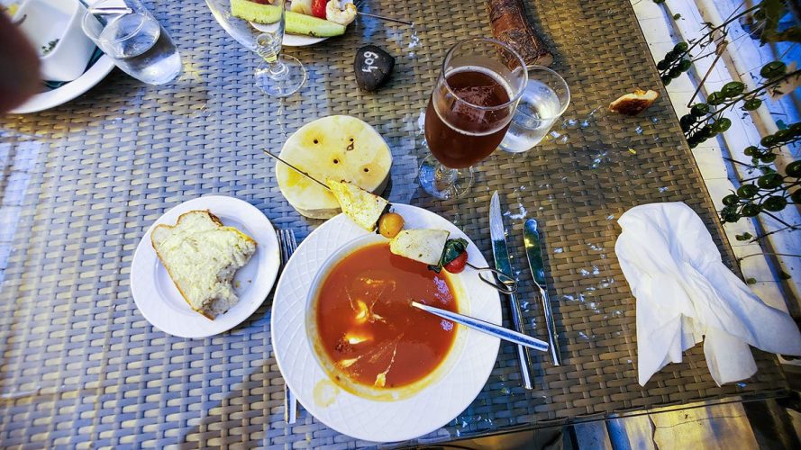 Tomatoe Soup Buffet at Fridheimar Greenhouse, Iceland