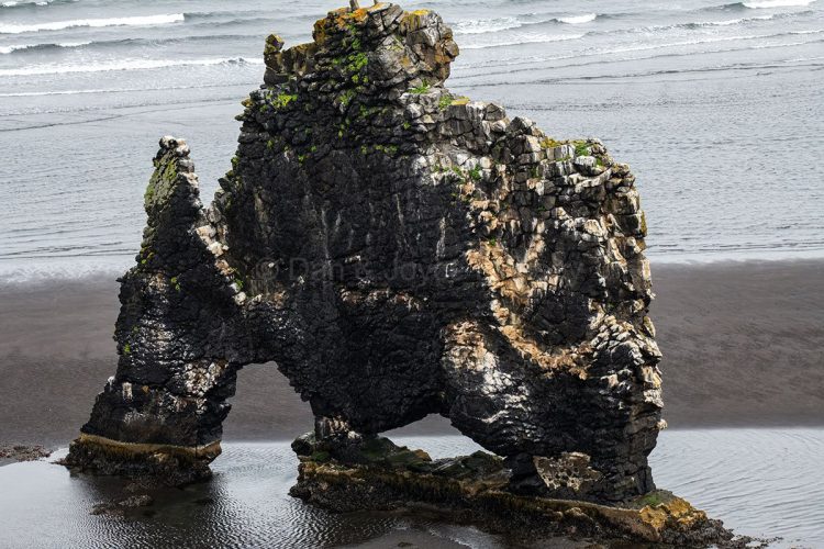 Hvítserkur - Basalt Sea Stack on Eastern Shore of Vatnsnes Peninsula