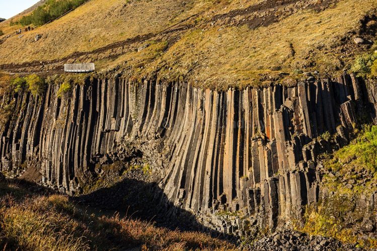 Visitor Platform above Basalt Columns
