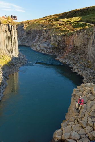 Dan Lindsay at Studlagil Canyon